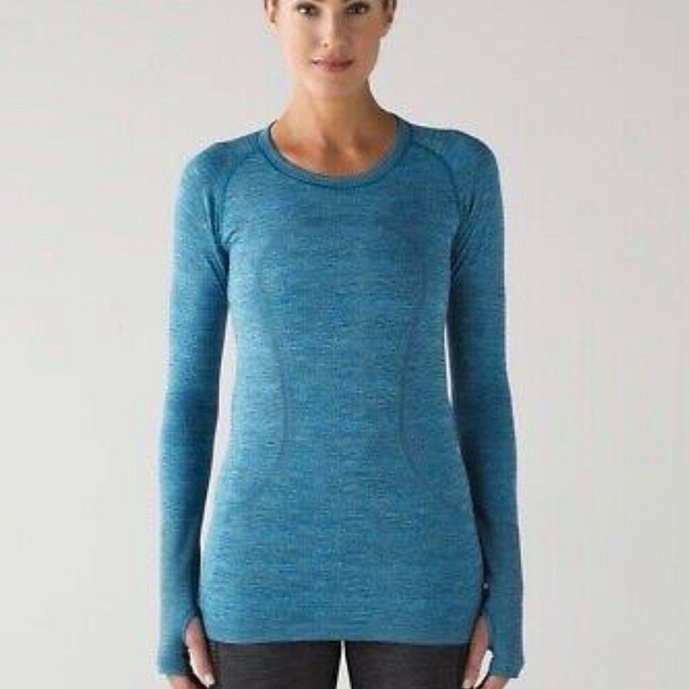 Lululemon Swiftly Tech Long Sleeve Crew Indian Ocean blue